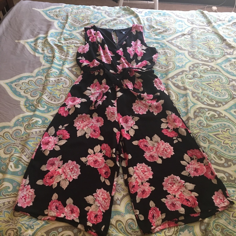 As U Wish floral jumpsuit/romper